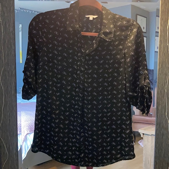Bicycle button down top - Picture 4 of 4